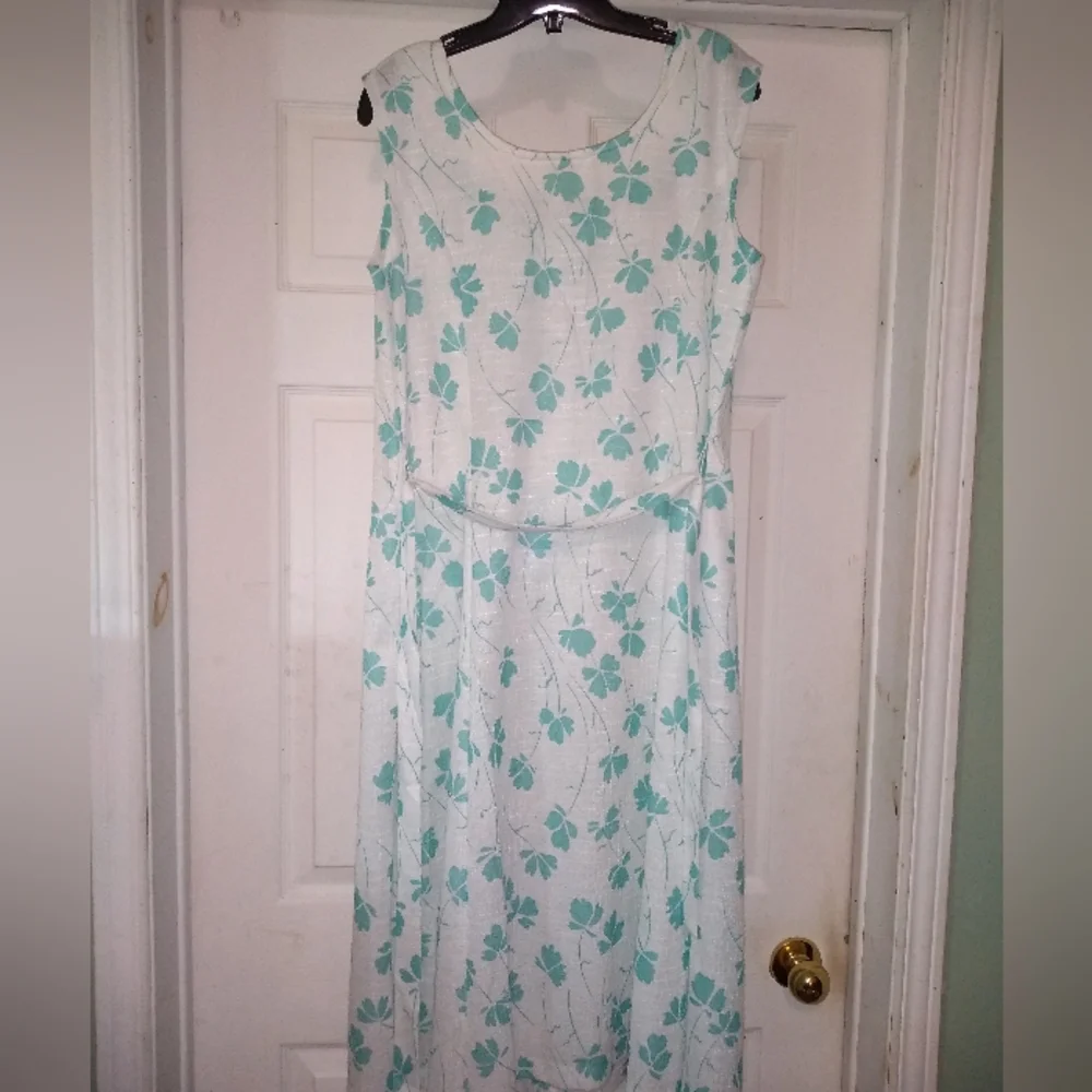 Vintage Windsor Sleeveless Dress Sz 20.5 1950s-60s Made in Canada Prairi… - Picture 2 of 9